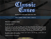 Tablet Screenshot of classiccases.org